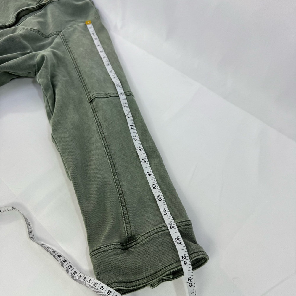 Anthropologie Plus 3X Everyday Belted Moto Jacket Light Green Lined Zip & Button - Picture 15 of 16